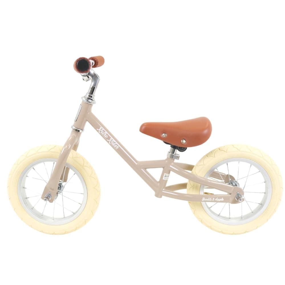 Bandits and Angels - Laufrad Retro Rider ab 2.5 Jahren mit Luftreifen (Sand)