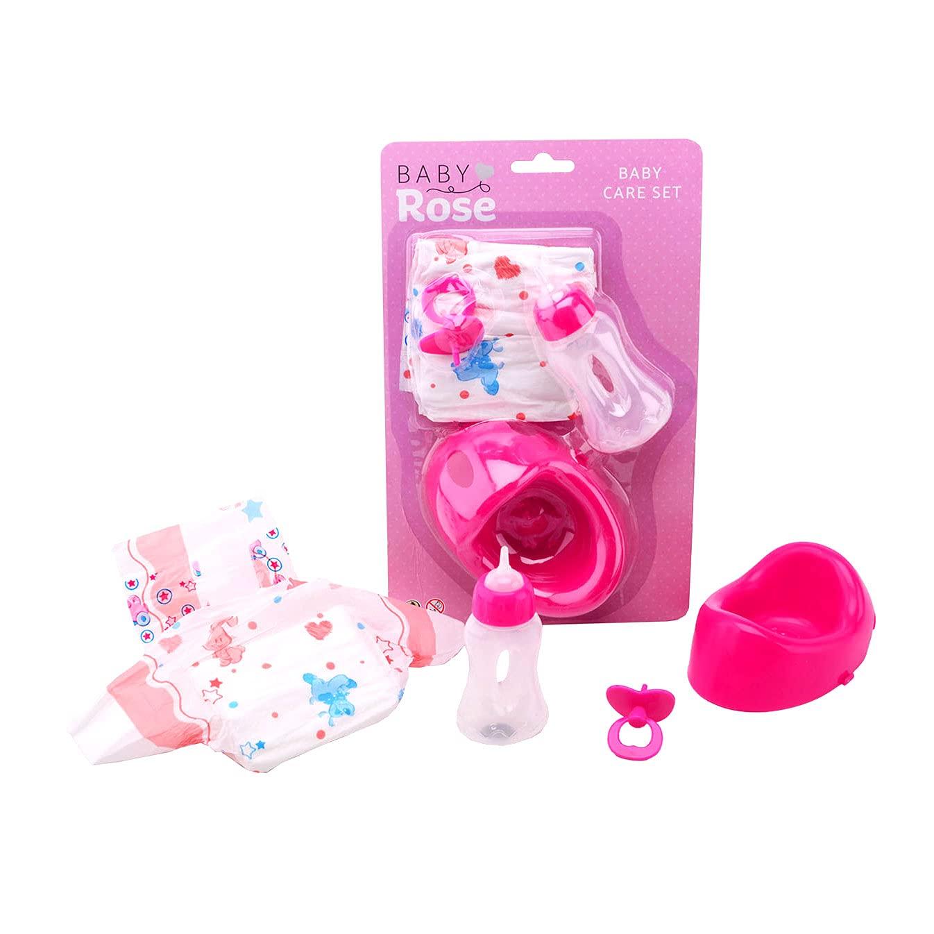 John Toy Baby Rose 4-teiliges Pflegeset