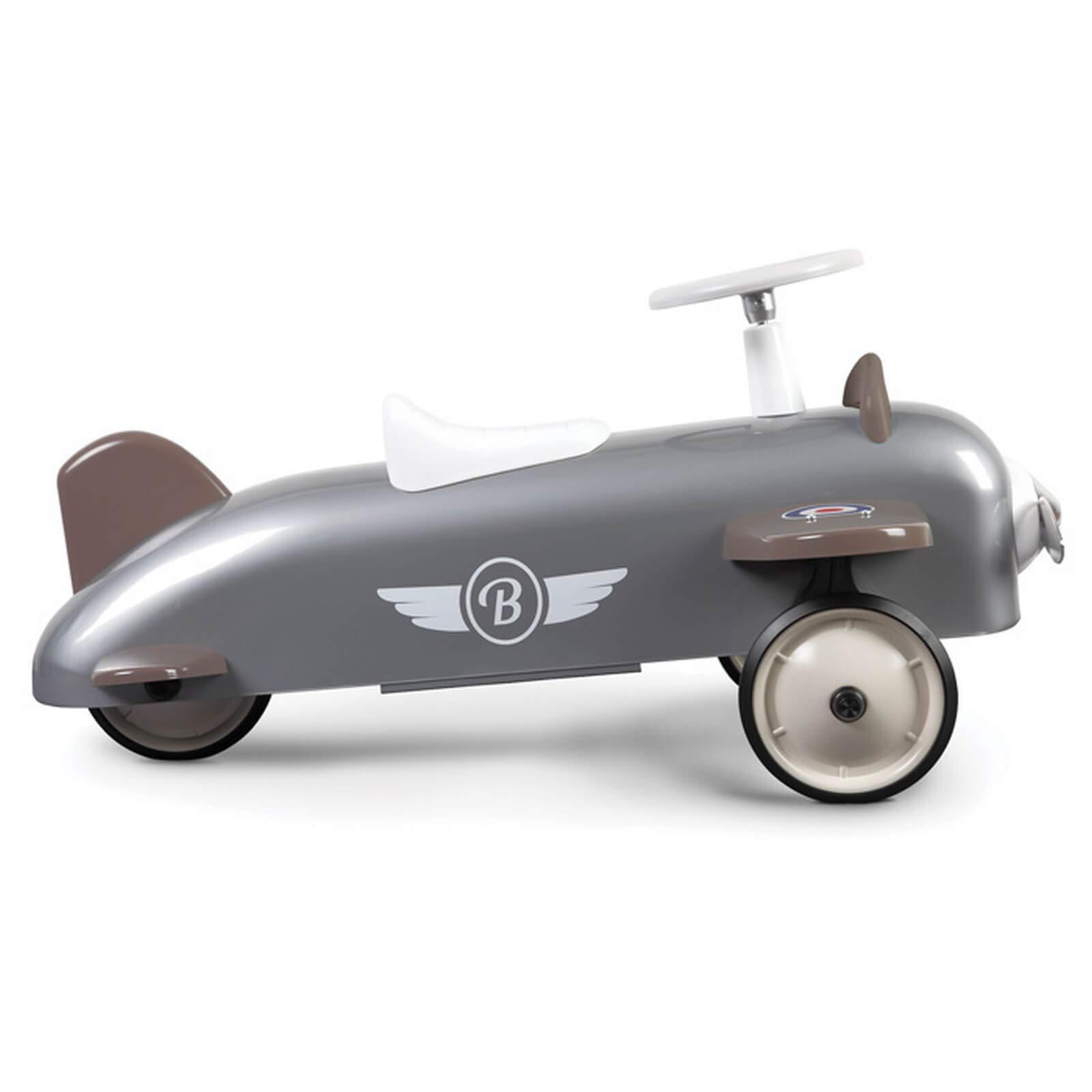 Baghera 878 - Rutscher Flugzeug, grau, 75x48x37 cm, 1-3 Jahre, Rutschauto