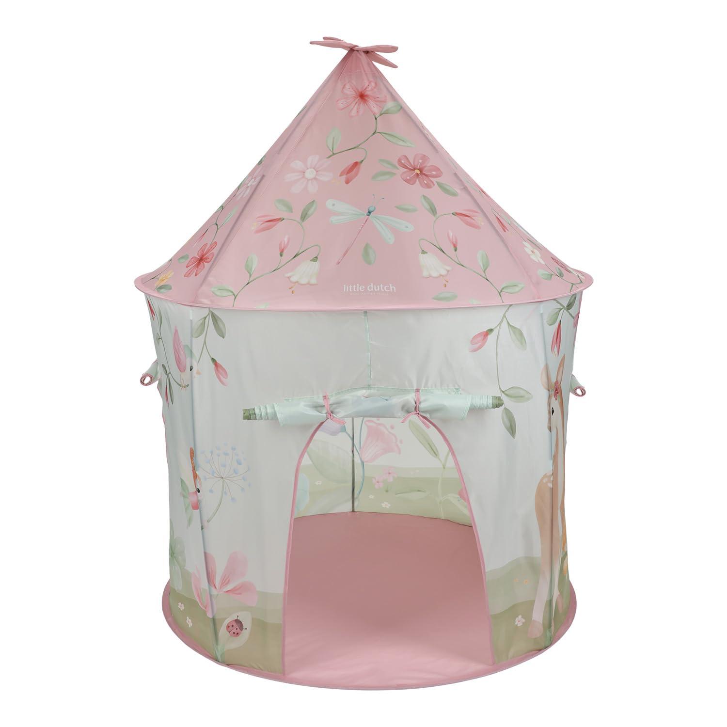 Little Dutch Spielzelt Pop-up Kinderzelt Spielhaus Zelt für Kinder rosa - Fairy Garden