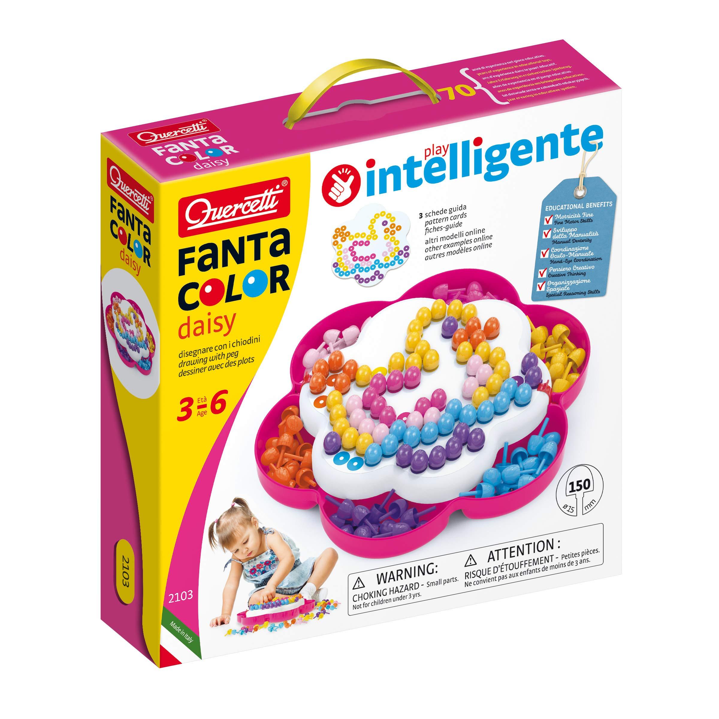 Quercetti - Fantacolor Daisy d.15 - Steckspiel