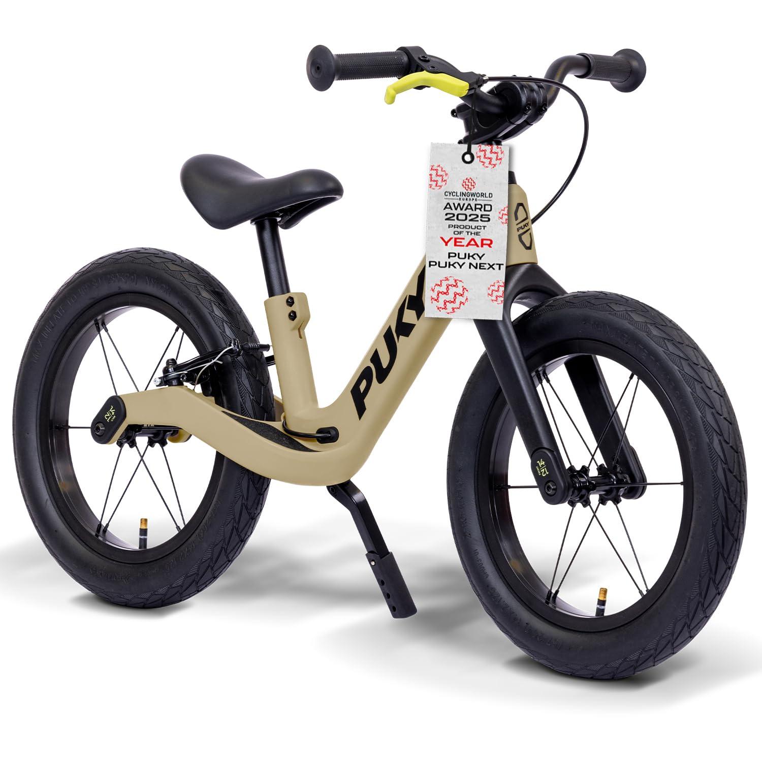 PUKY Next 14" Sand/Black | Kinderlaufrad ab 2 Jahren | Lauflernrad