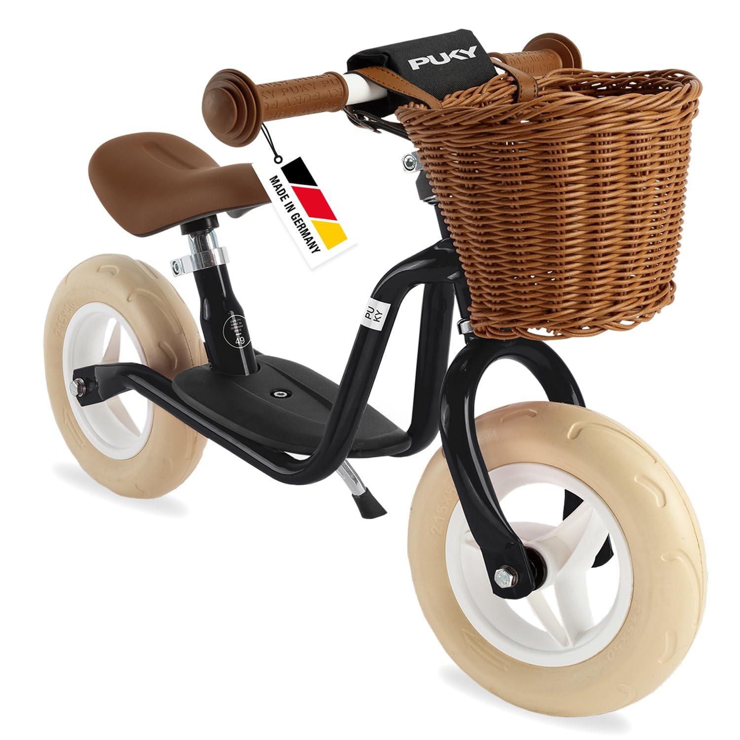 PUKY LR M Classic Schwarz | Laufrad ab 2 Jahre | Lauflernrad