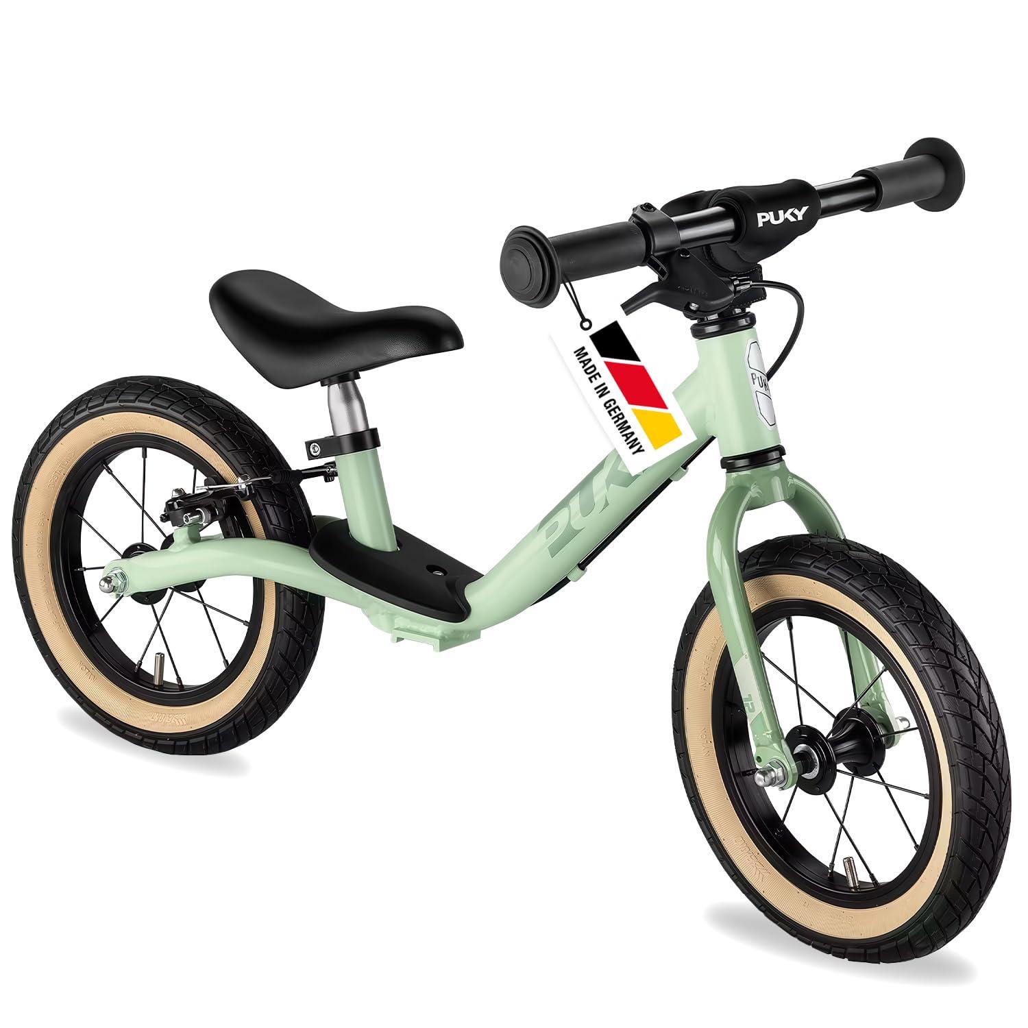 PUKY LR Light BR Laufrad Grün | Anpassbarer Laufradsattel | Ab 2 ½ Jahren